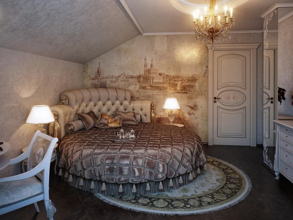 Элегантная классическая спальня